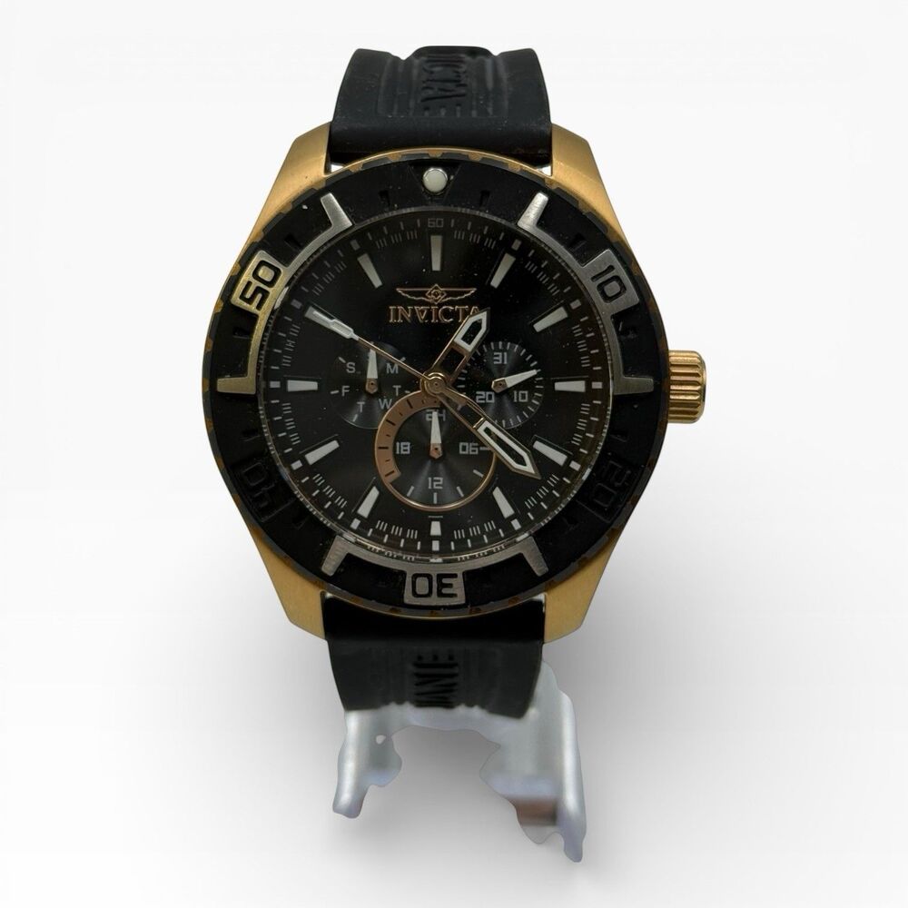 Invicta Men's Pro Diver Quartz Stainless Steel/Black Silicone 45749